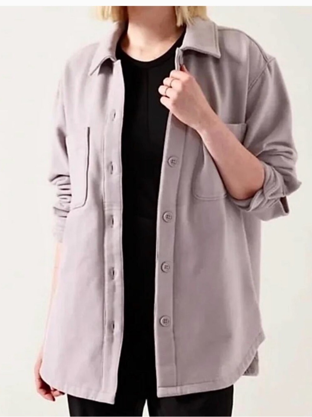 Athleta Retroplush Shirt Jacket